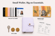 Soft Purple ZEVRA Click Wallet