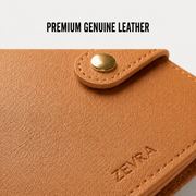 Warm Tan ZEVRA Click Wallet