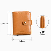Warm Tan ZEVRA Click Wallet