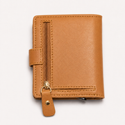 Warm Tan ZEVRA Click Wallet