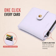 Soft Purple ZEVRA Click Wallet
