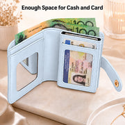 Pale Blue ZEVRA Click Wallet