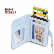 Pale Blue ZEVRA Click Wallet